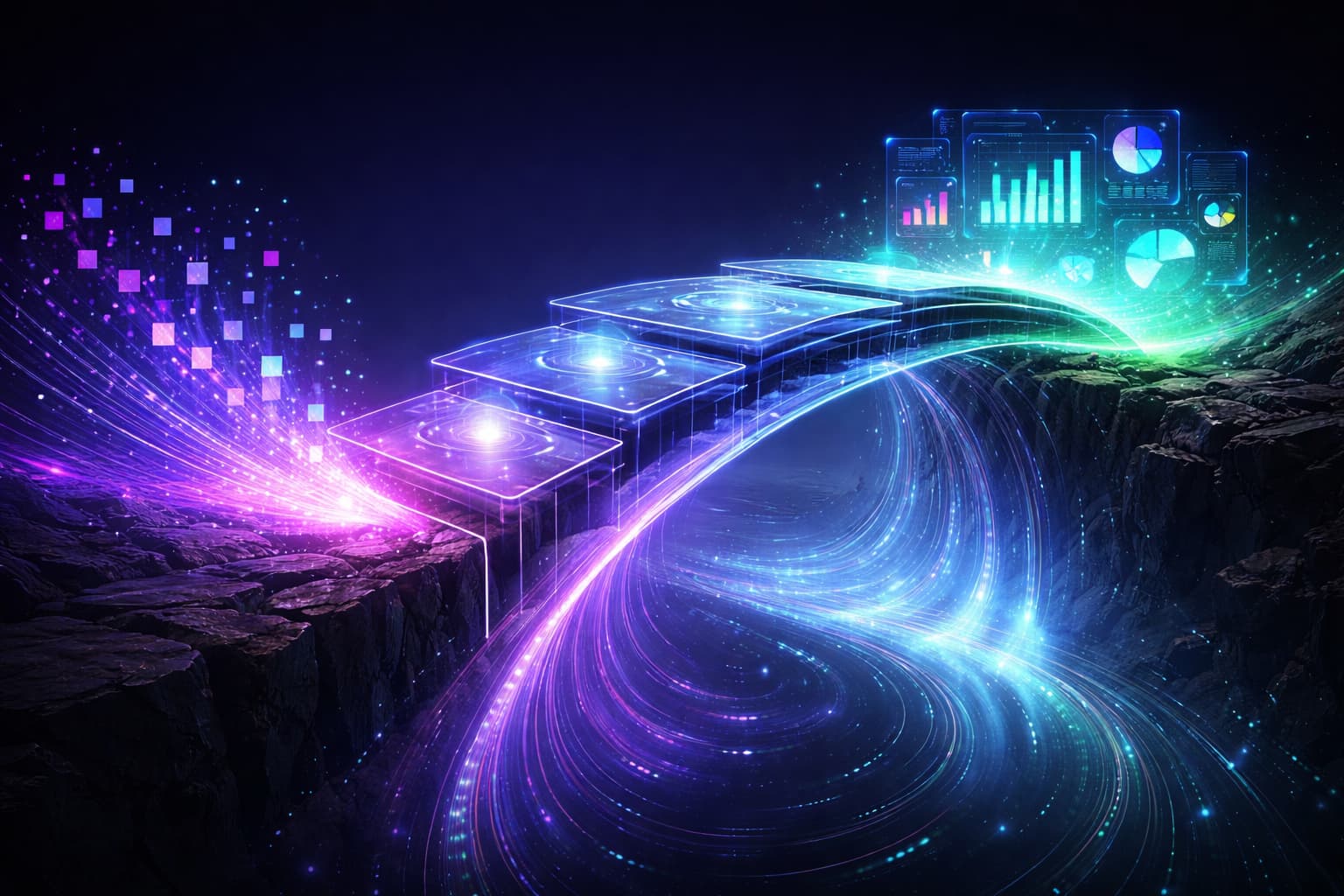 Abstract bridge between enterprise data and outcomes